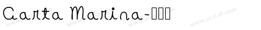 Carta Marina字体转换